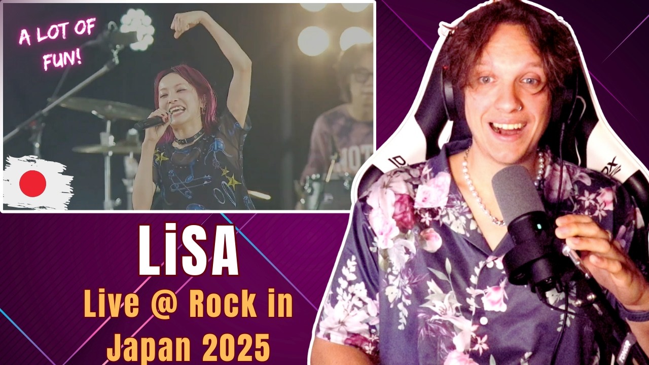 LiSA Live at Rock in Japan 2025! | First Time REACTION