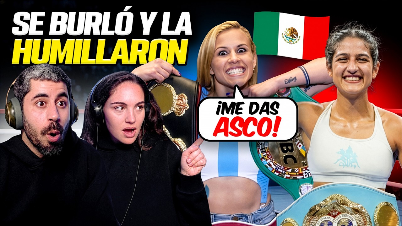 ARGENTINA SE BURLA DE BOXEADORA MEXICANA Y RECIBE LA PALIZA DEL AÑO | HUMILLADA 🥊🇲🇽