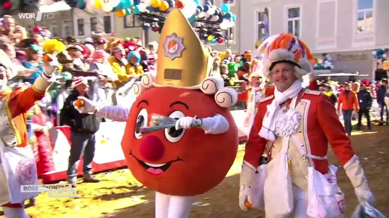 Nippeser Bürgerwehr Rosenmontagszug Köln 2025 Appelsinefunke