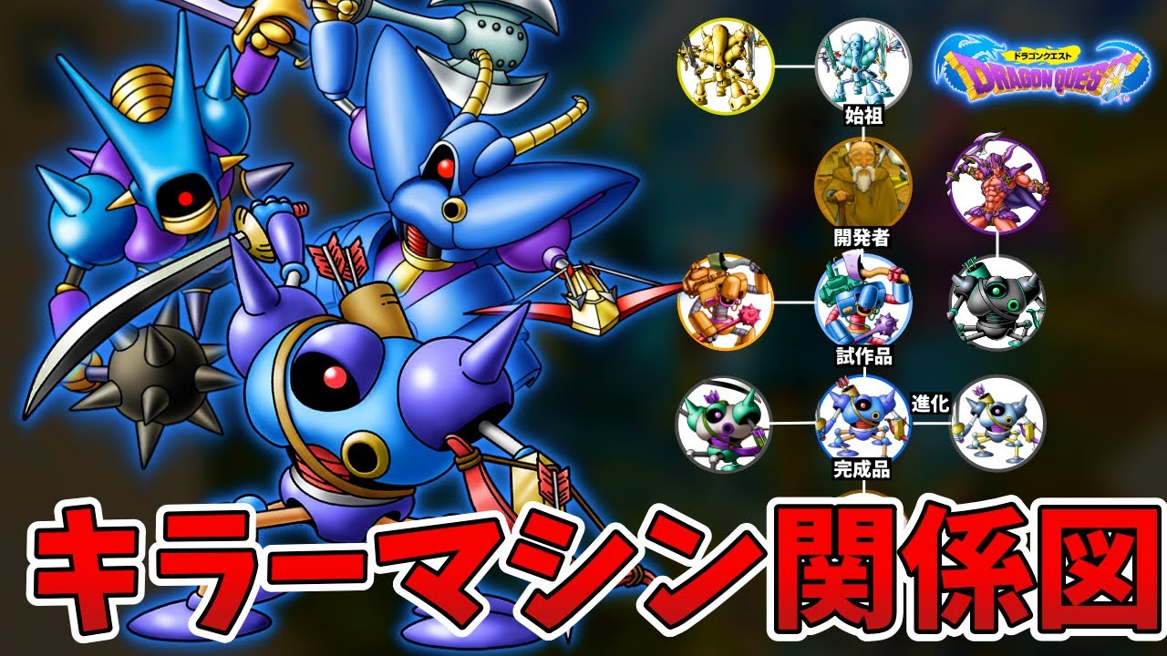 【ドラクエ】キラーマシン系統の魔物を完全解説！【ゆっくり解説】