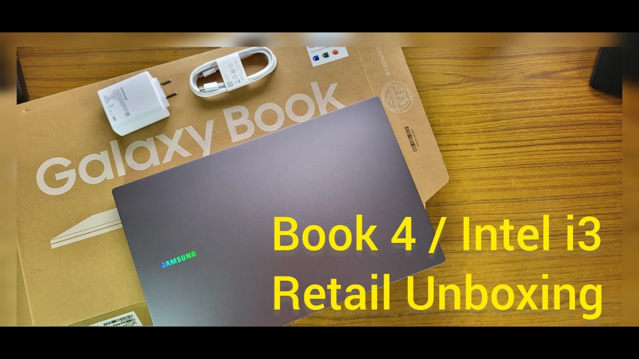 SAMSUNG Galaxy Book4 | Intel Core i3 13th Gen| Under 35k | Retail Unit | Quick Unboxing and Set-up