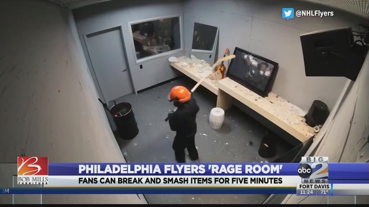 Philadelphia Flyers 'Rage Room'