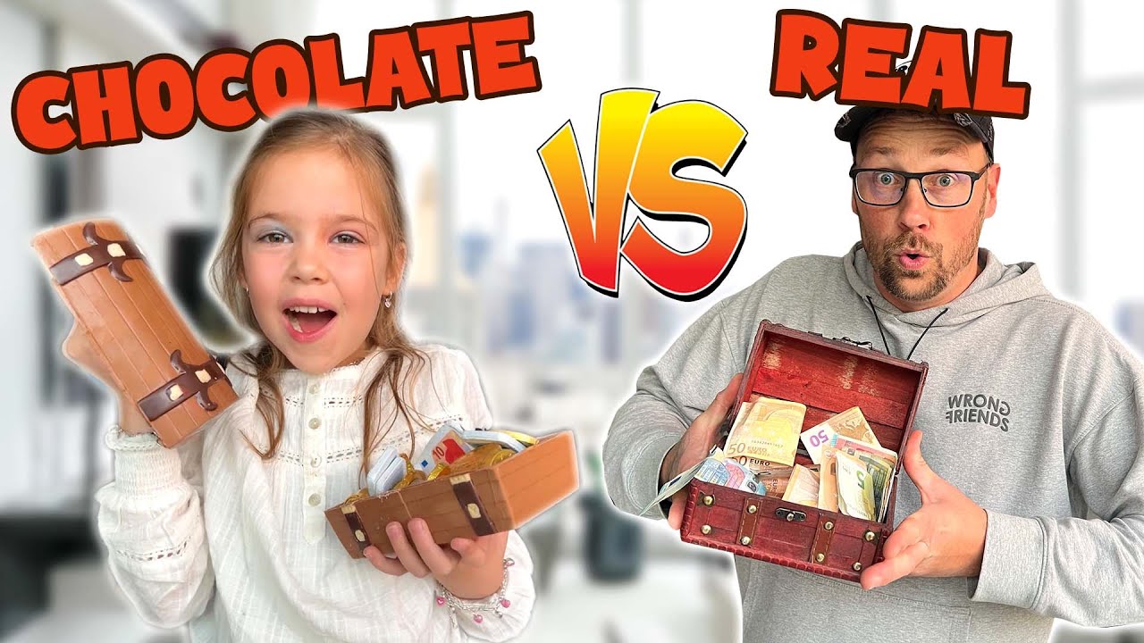 CHOCOLATE VS REAL CHALLENGE !! - PIP