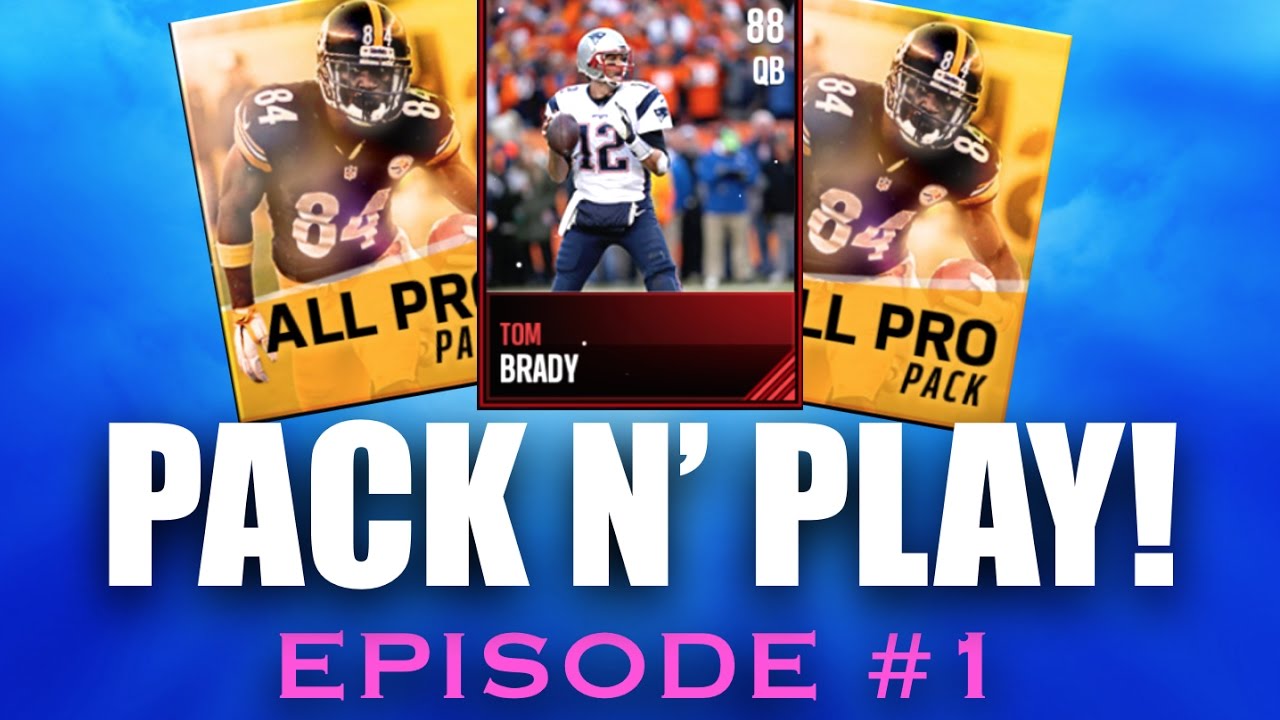 PACK N' PLAY - Episode #1 Madden Mobile 17