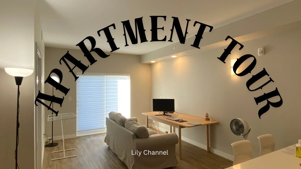 Apartment tour 2025 | 1 bedroom 1 bathroom apartment in Winnipeg 【Eng CC】