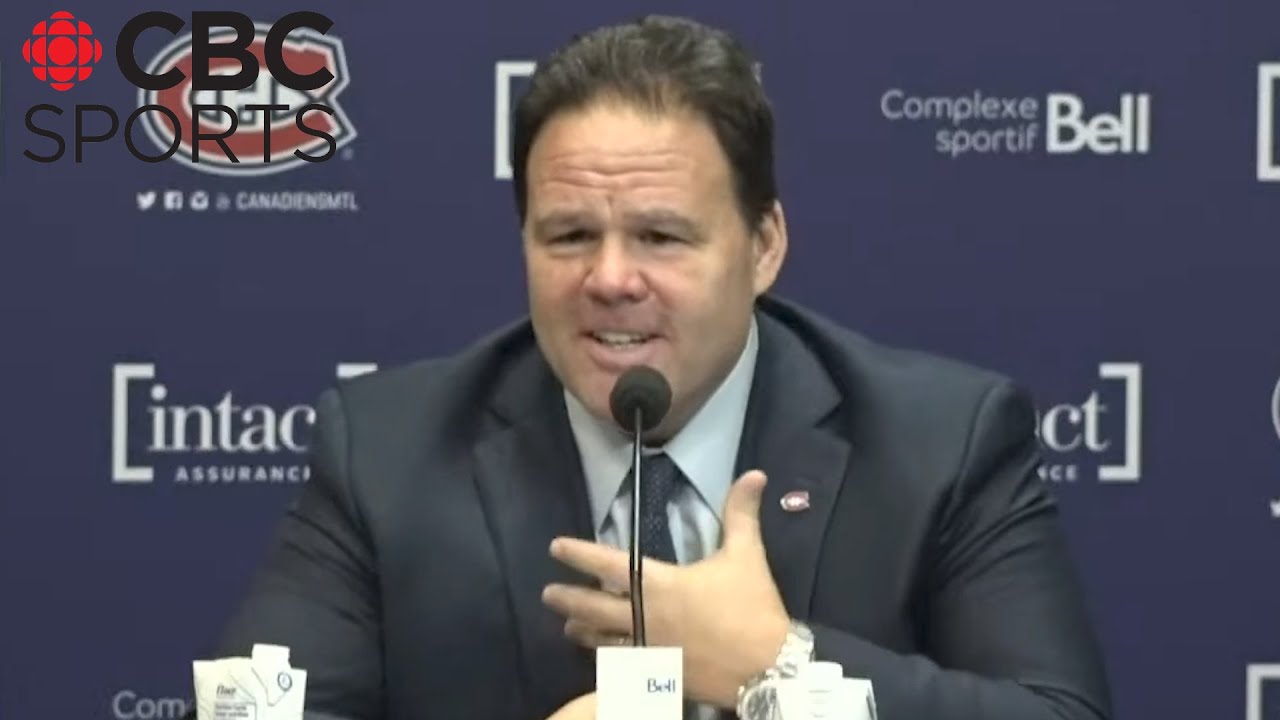 Canadiens' Jeff Gorton attempts to speak French: 'Be patient with me...I will try to learn'