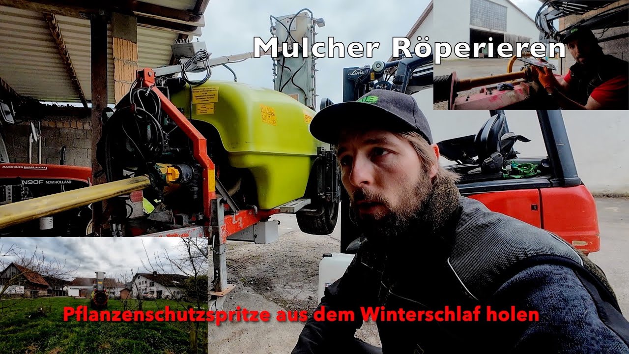Obstbau FarmVlog#80 Reparatur am Mulchgerät