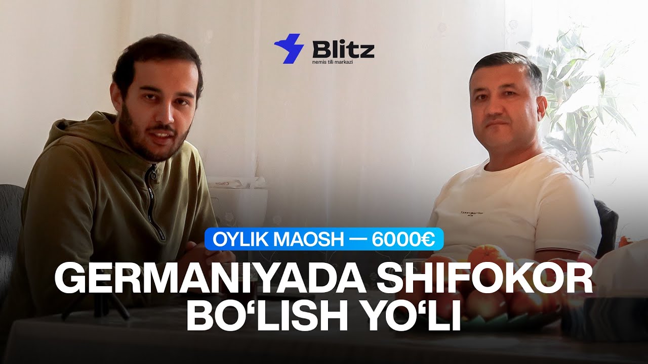 Germaniyada shifokor bo‘lish: Anesteziologning haqiqiy hayoti va tajribasi | 6000 yevrolik ish!