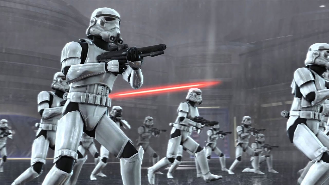 The Battle of Kamino - Star Wars Force Unleashed 2 NPC Wars