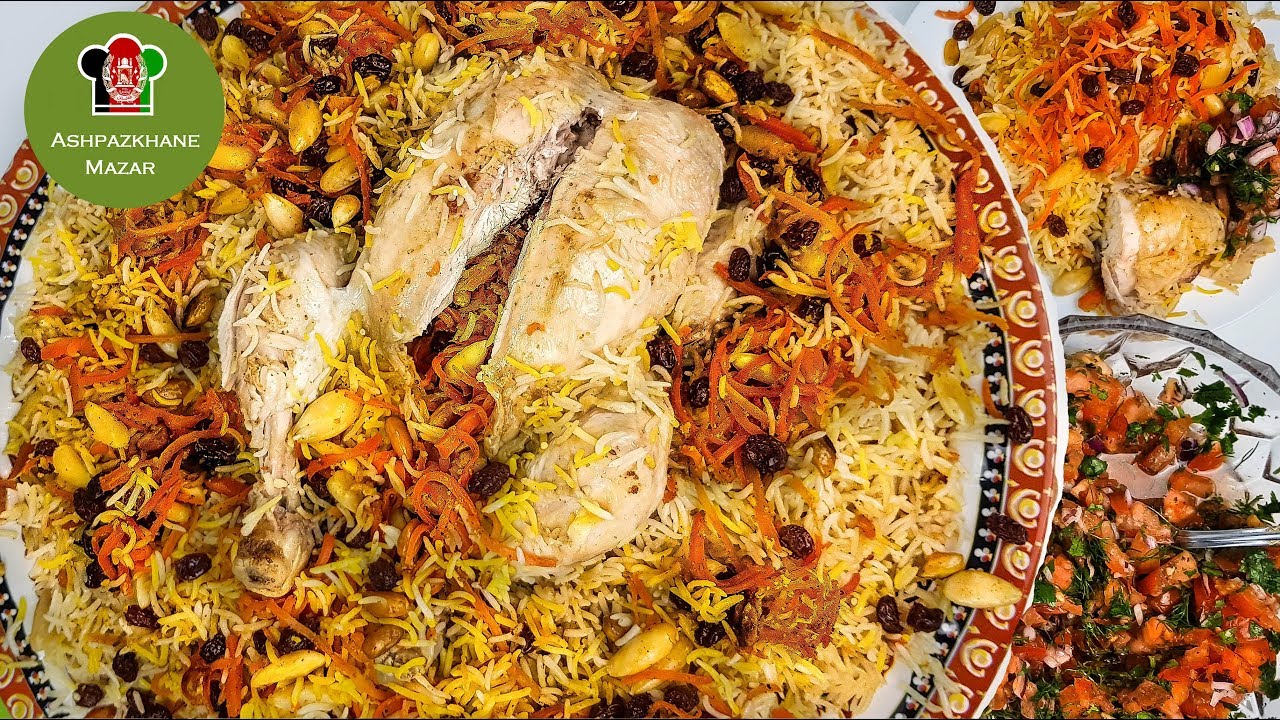 Murgh Shekampur (Stuffed Chicken Pulao) | مرغ شکم پر با قابلی در یک دیگ به طریقه آشپزخانه مزار