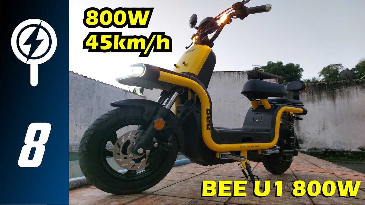 REVIEW COMPLETO BEE U1 COM 800W -TUDO SOBRE ESSA SCOOTER ELÉTRICA | PARTE 1
