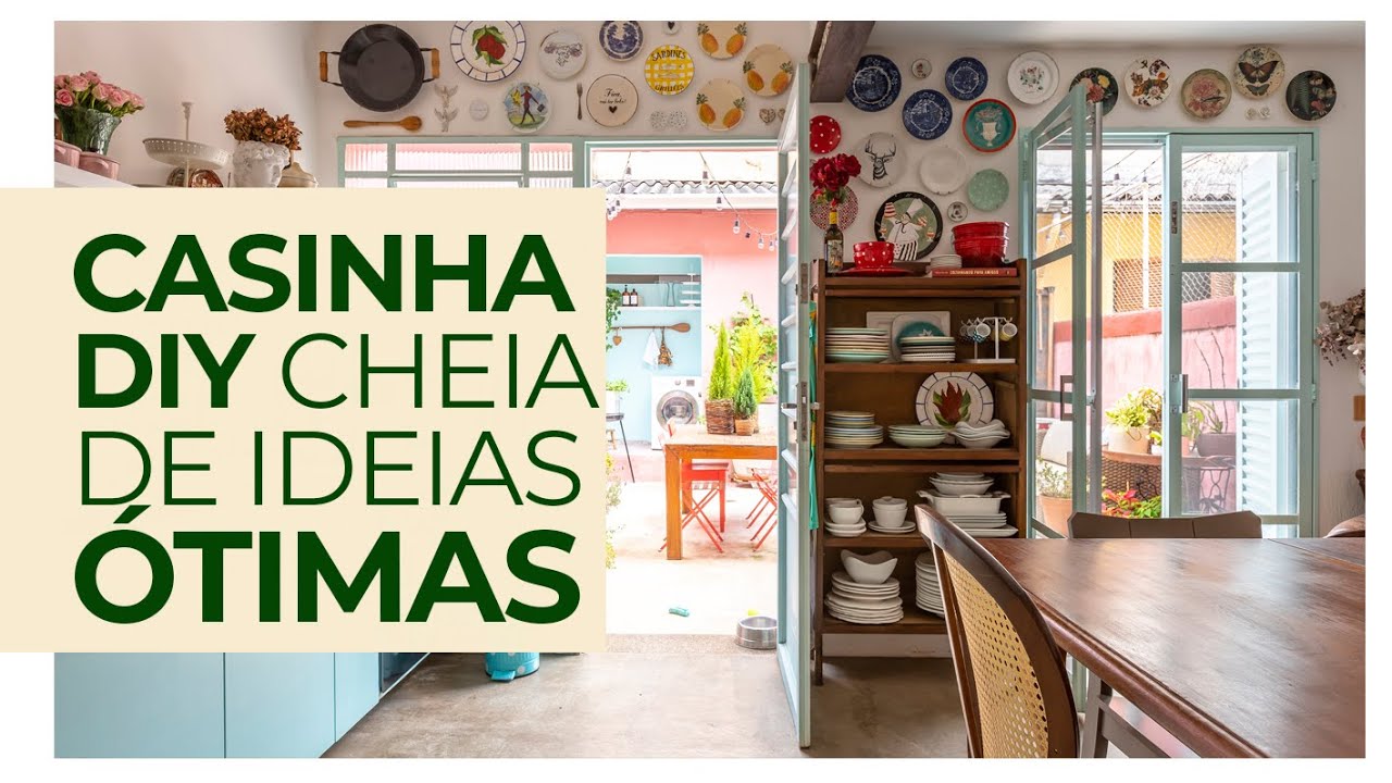IDEIAS ÓTIMAS PARA DECORAR BEM SEM GASTAR MUITO - CASINHA DE VILA CHARMOSA TODA LINDA E MAXIMALISTA