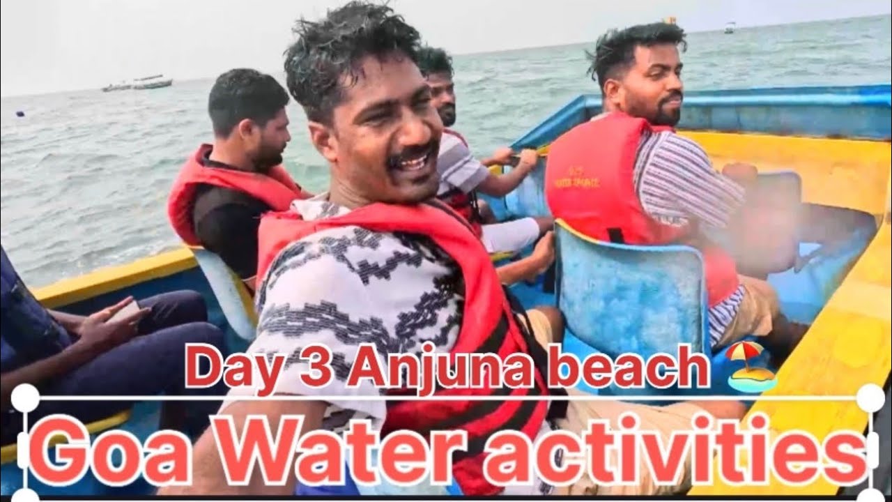 आज अंजुना बीच गोआ में  day 3  हम दोस्तों ने बहुत मस्ती किए #bastar #beach #india #travel #goa 