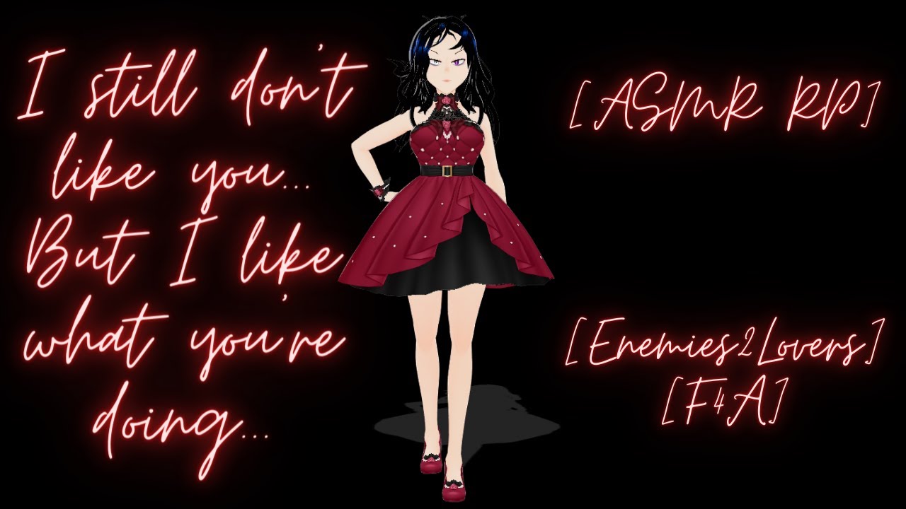 [ASMR RP] Vampire Demon gets locked in a closet with you even though she doesn't like you...but...