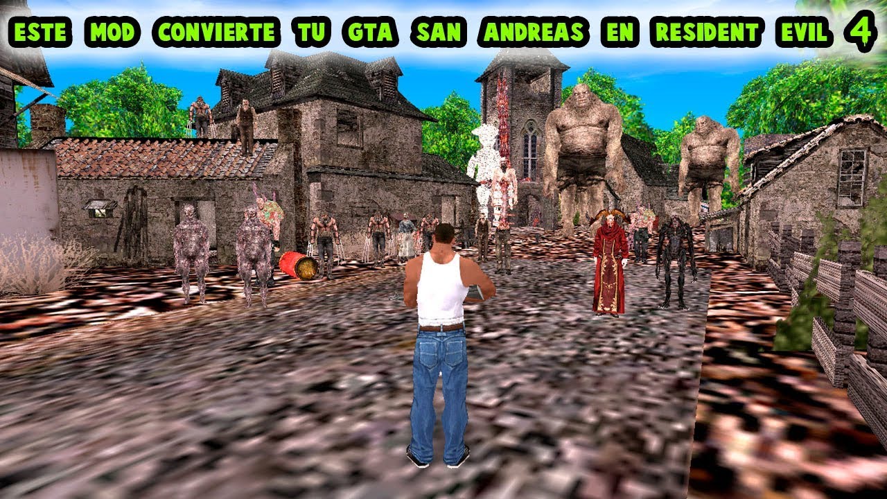 Este Mod convierte el Gta san andreas en Resident Evil 4
