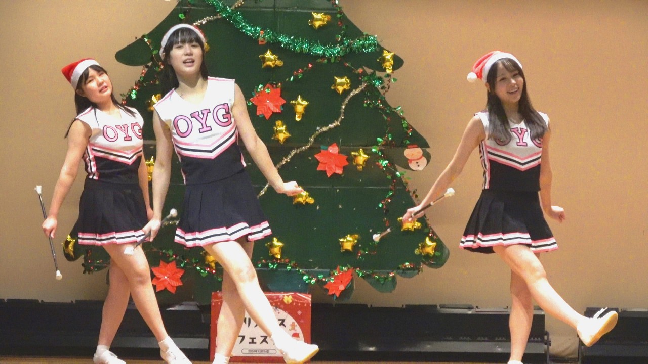 【ダンス】高校生バトン部の演技3【バトン】[4K]
