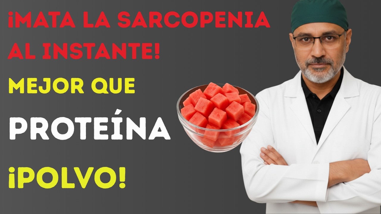 Olvida la Proteína en Polvo: Este Alimento Natural Detiene la Pérdida Muscular al Instante