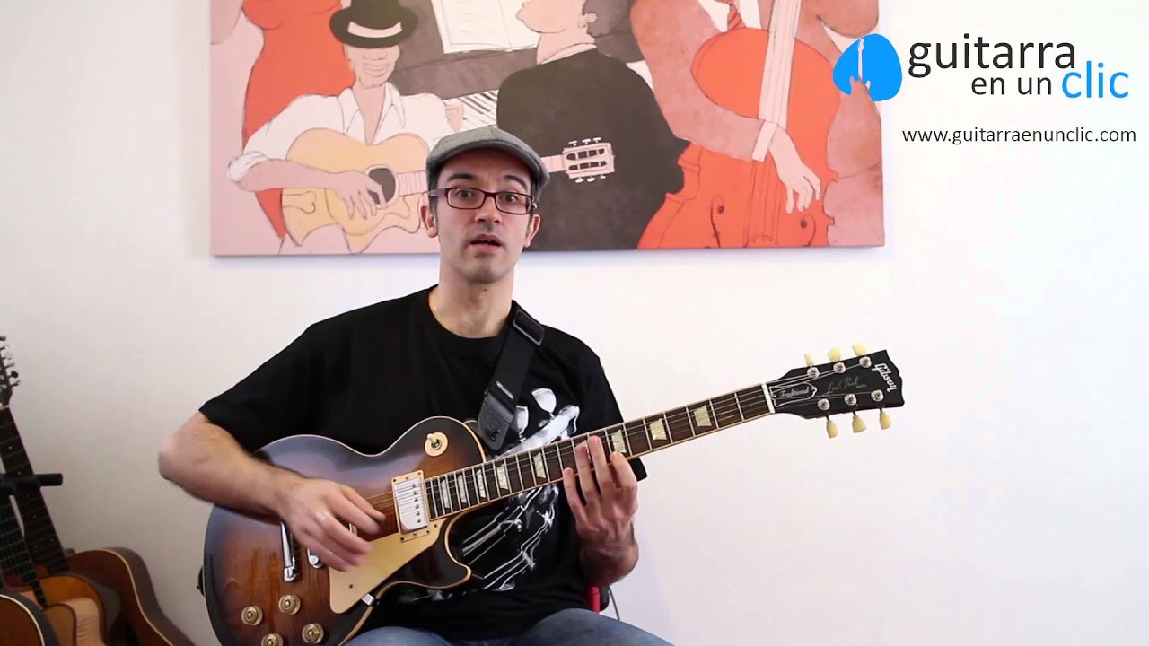 Ejercicios de guitarra con metrónomo a redonda, blanca, negra, corchea y semicorchea. M1C07