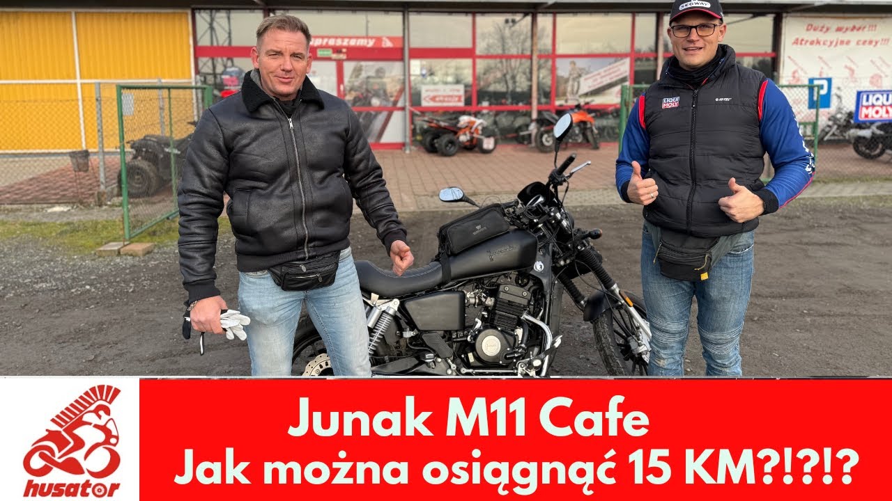 Modyfikacja Junaka M11 Cafe Racer 125 na 150 cc!! 