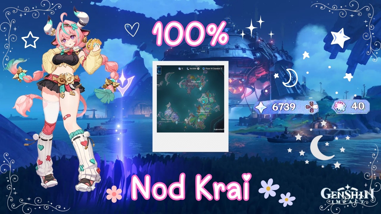 Can I 100% Nod Krai in a day | Genshin Impact | Cozy Genshin gaming