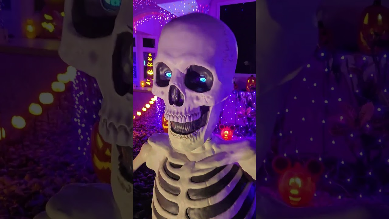 Costco Ground Breaking Skeleton with Home Depot Skelly LifeEyes Mod 