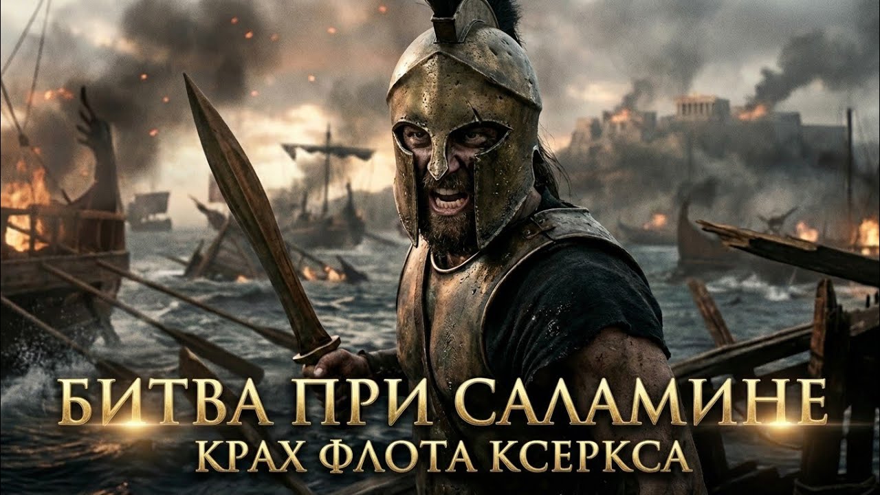 ГИБЕЛЬ НЕПОБЕДИМОГО ФЛОТА: Как Фемистокл переиграл Персидскую империю.