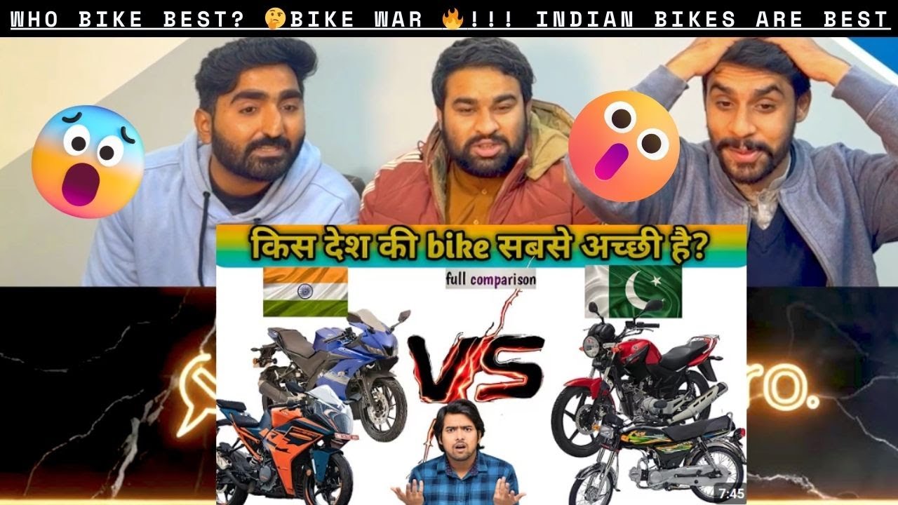 Pakistani Reaction 😱 | Indian vs Pakistani Bike Comparison 🏍️ | कौन सी Bike Best?