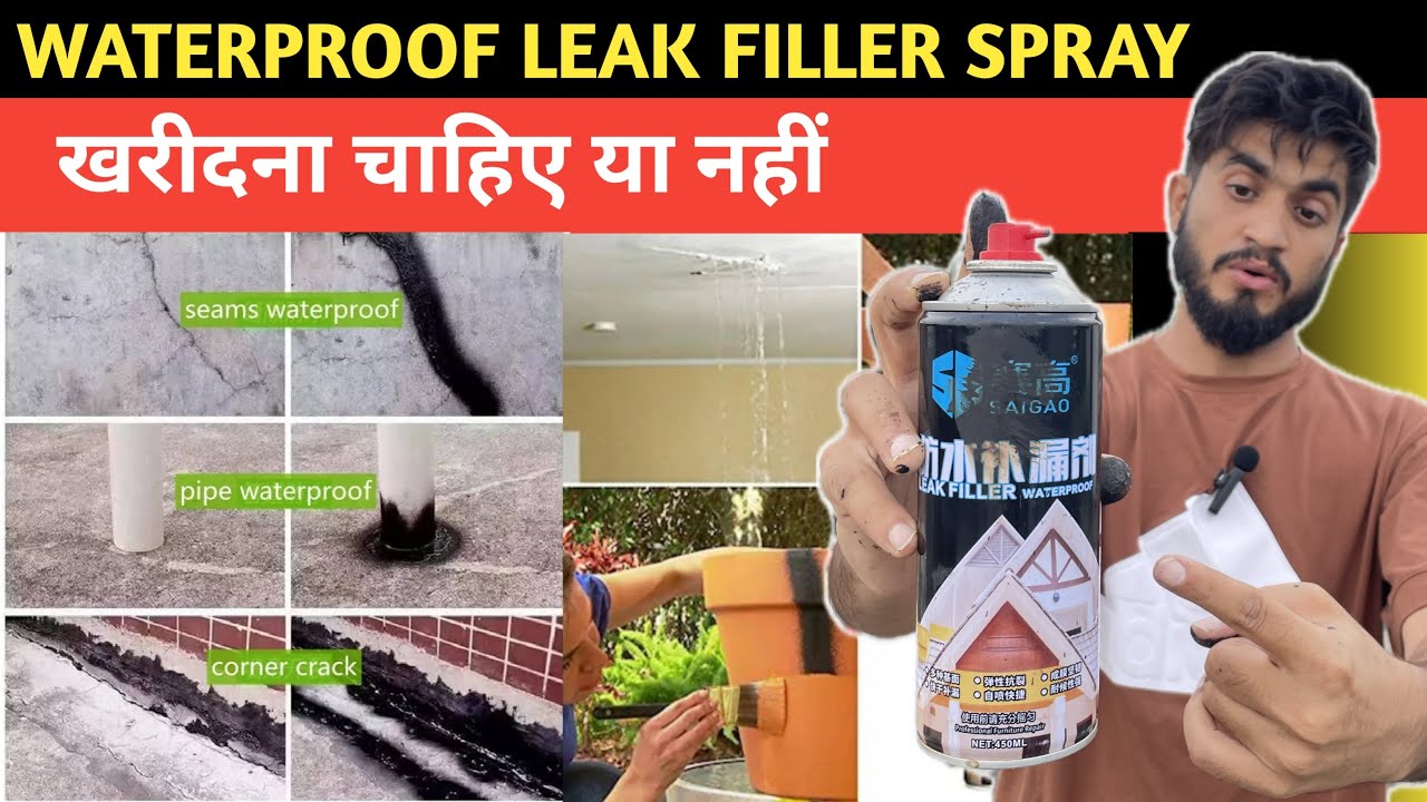 Waterproof Leak Filler Spray | Leak Proof Sealer Spray | Roof Sealant | Waterproofing Spray