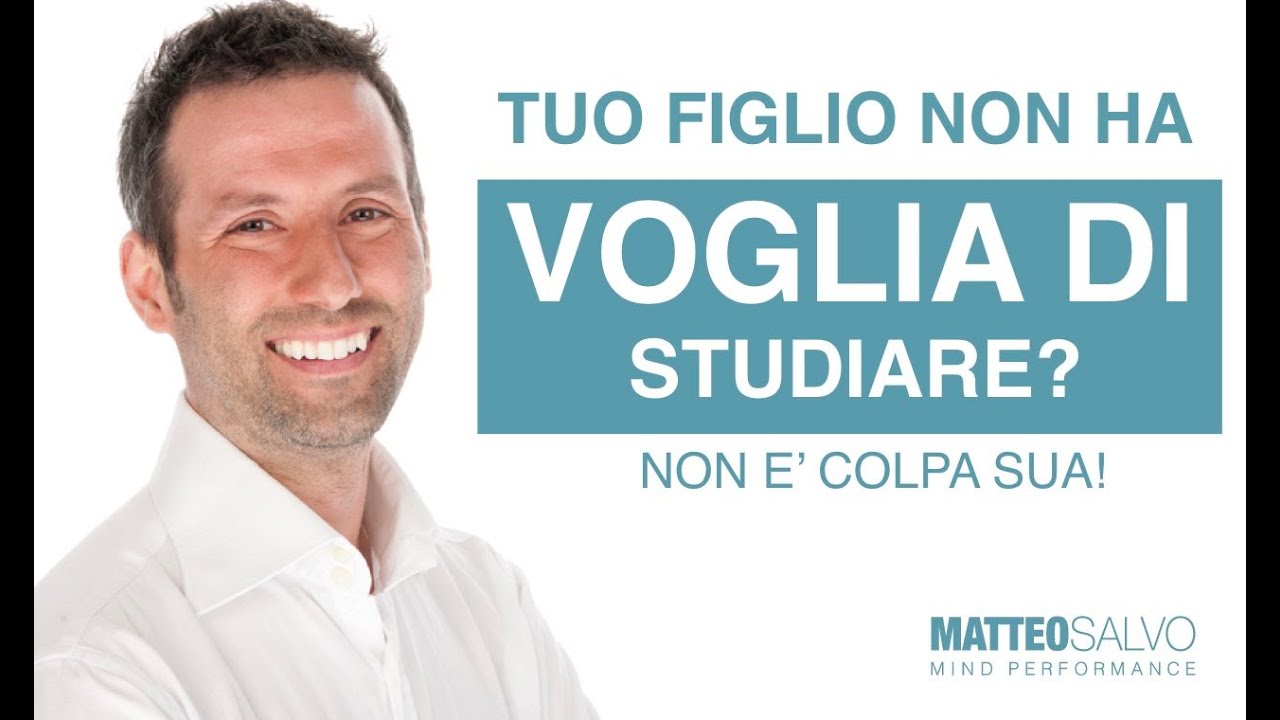 Non hai voglia di Studiare? Non è colpa tua ma del Metodo ! -  Matteo Risponde