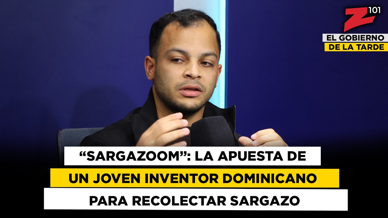 Rómulo Pérez: “Sargazoom”: la apuesta de un joven inventor dominicano para recolectar sargazo