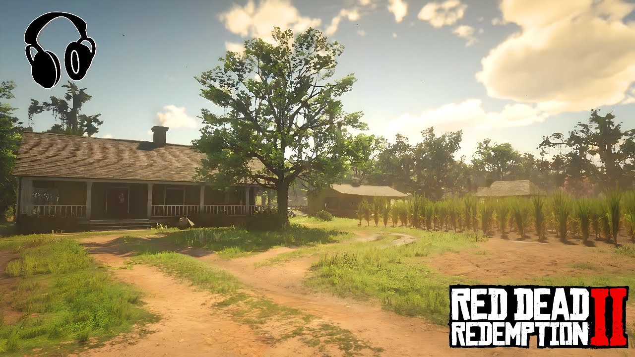 Red Dead Redemption 2 Ambience | Peaceful Farm Sounds Near Saint Denis [Relaxing & Immersive]