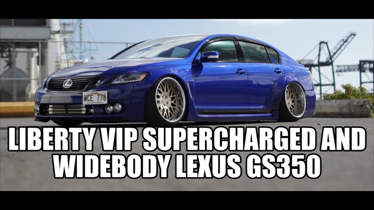 Widebody and Supercharged 2007 Lexus GS350 Liberty VIP out back in Hawaii...