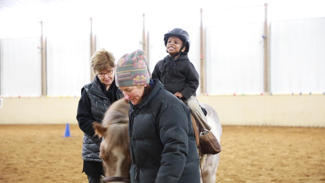 Therapeutic horseback riding is helping autistic PreK students increase verbal and social skills
