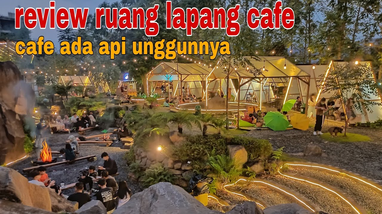 Ruang Lapang Cafe | Review terbaru ruang lapang outdoor | HTM dan Menu di Cafe Ruang Lapang Bandung