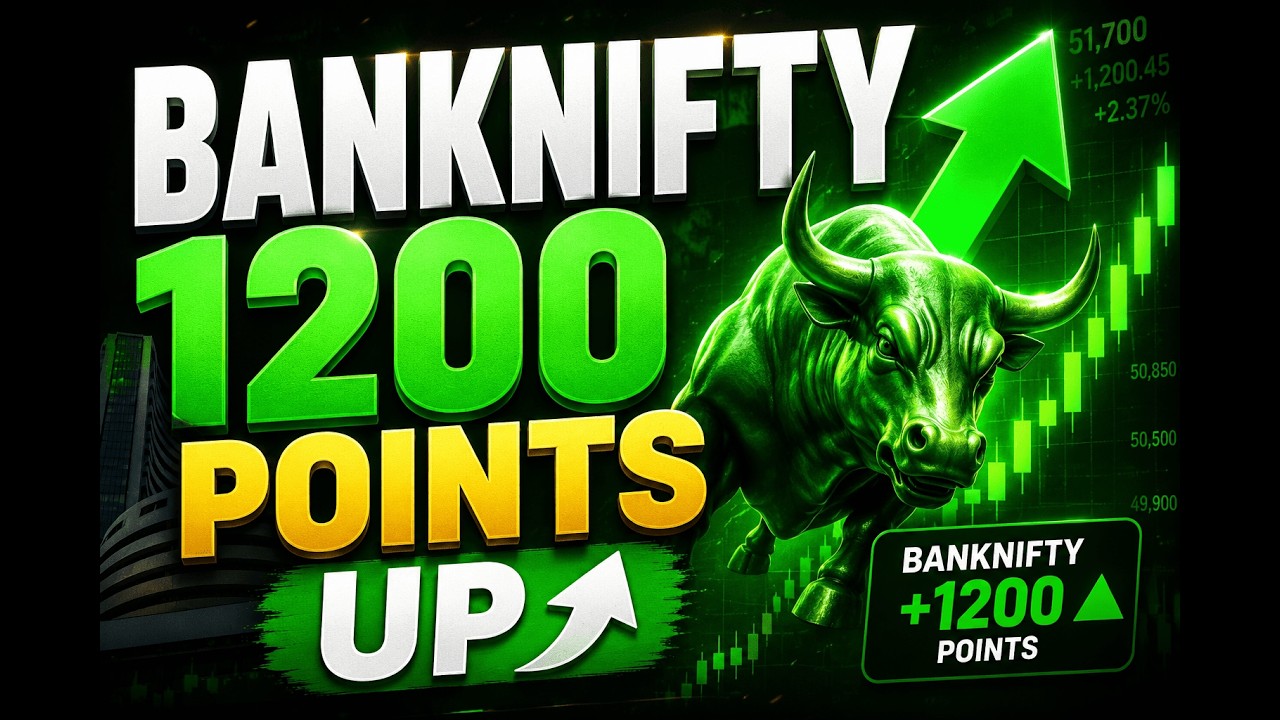 BANKNIFTY UP 1200 POINT BIG UPASIDE NEXT ?
