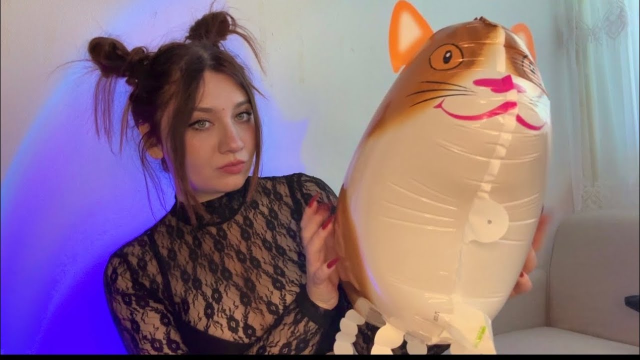 ASMR | Надувание и постукивание по фольгированным шарам | Приятные покалывания ♥️