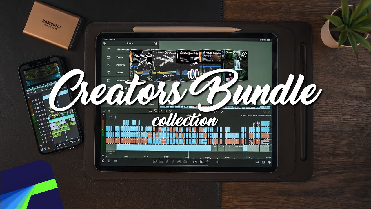 LumaFusion 4.0 TRANSITIONS The Creators Preset Collection 300 Drag´n Drop Bundle