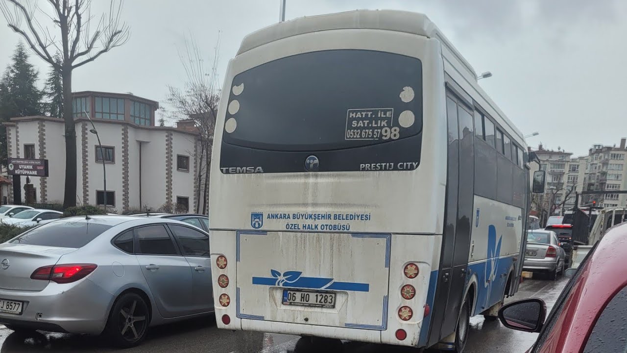 Temsa Prestij ile biraz orta bölümden seyir videosu.Plaka 06 HO 1283 eski plakası bilinmiyor 
