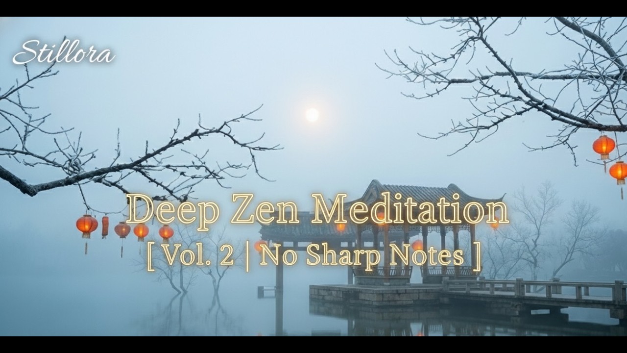 Zen Meditation Music [Part 2] 🎋 No Sharp Notes | Minimalist Guzheng & Xiao Flute [1 Hour]