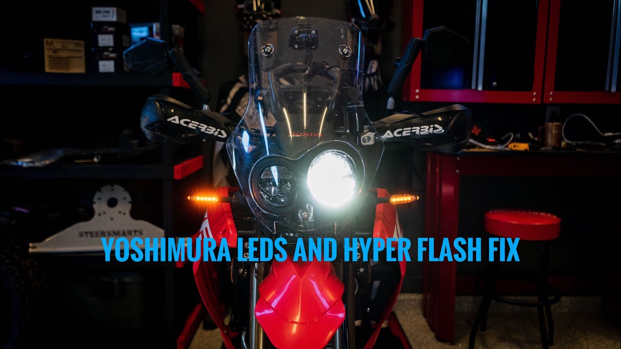 LED Hyper Flash Fix & Yoshimura Turn Signal Install For The Honda CRF300L Rally