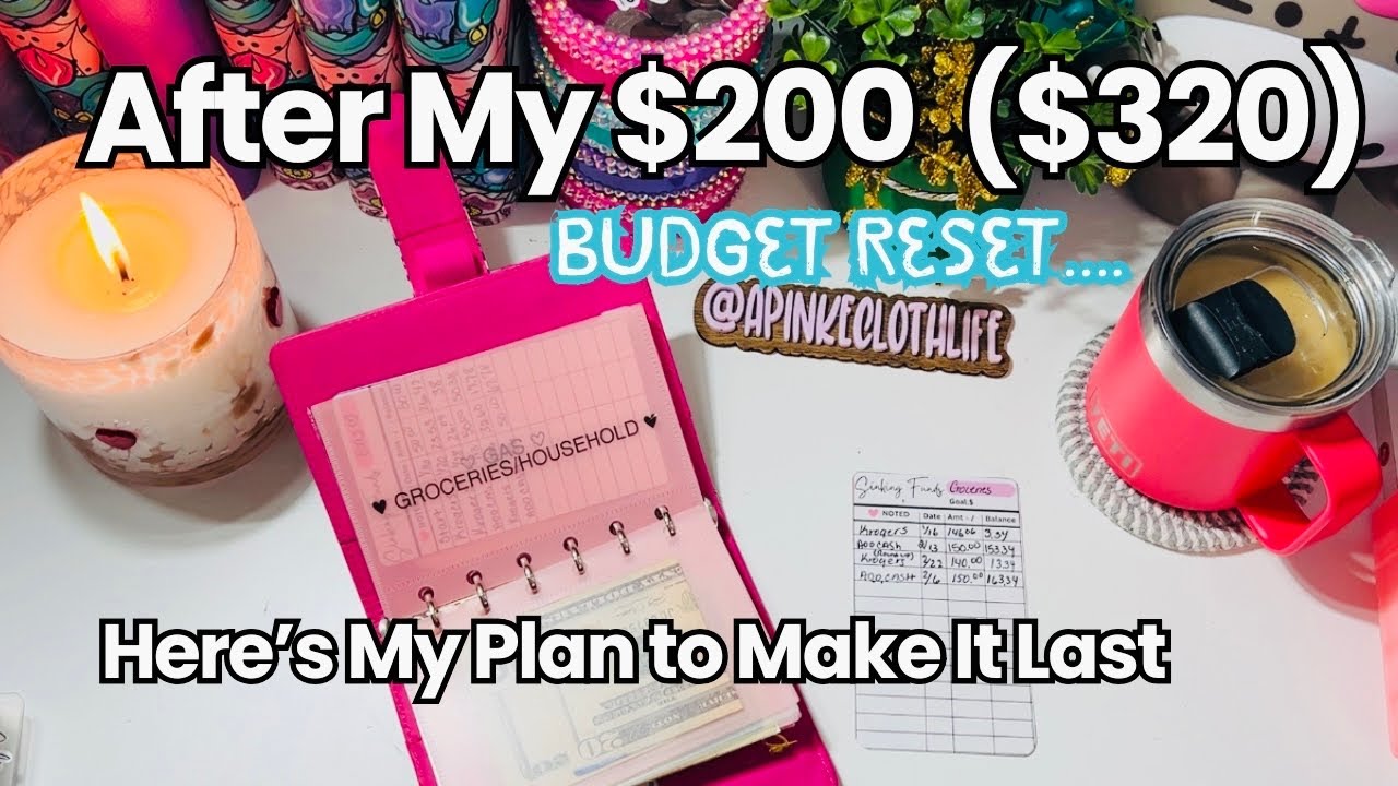 After My $200 ($320) Budget Reset.... Here's My plan to Make it Last
