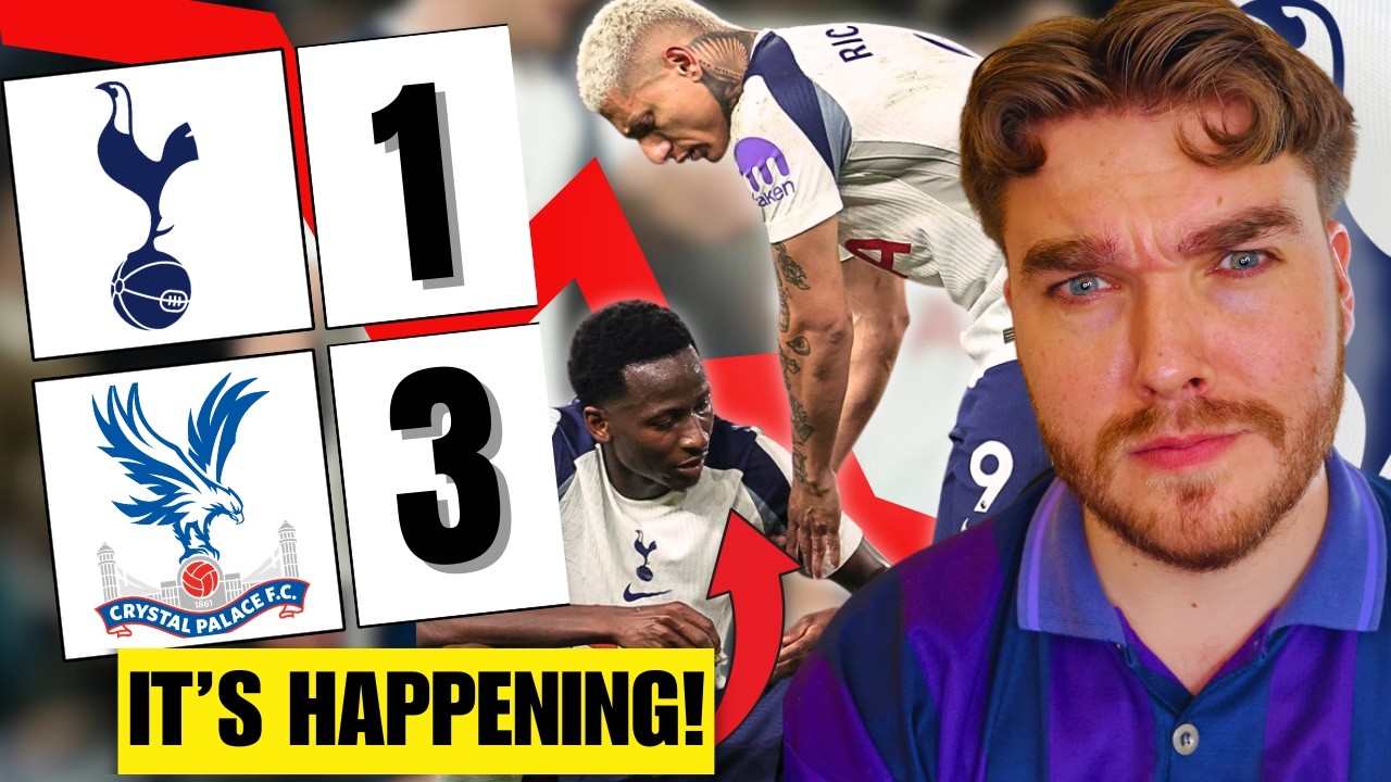 Tottenham Are Getting RELEGATED. It's OVER. | Tottenham 1-3 Crystal Palace