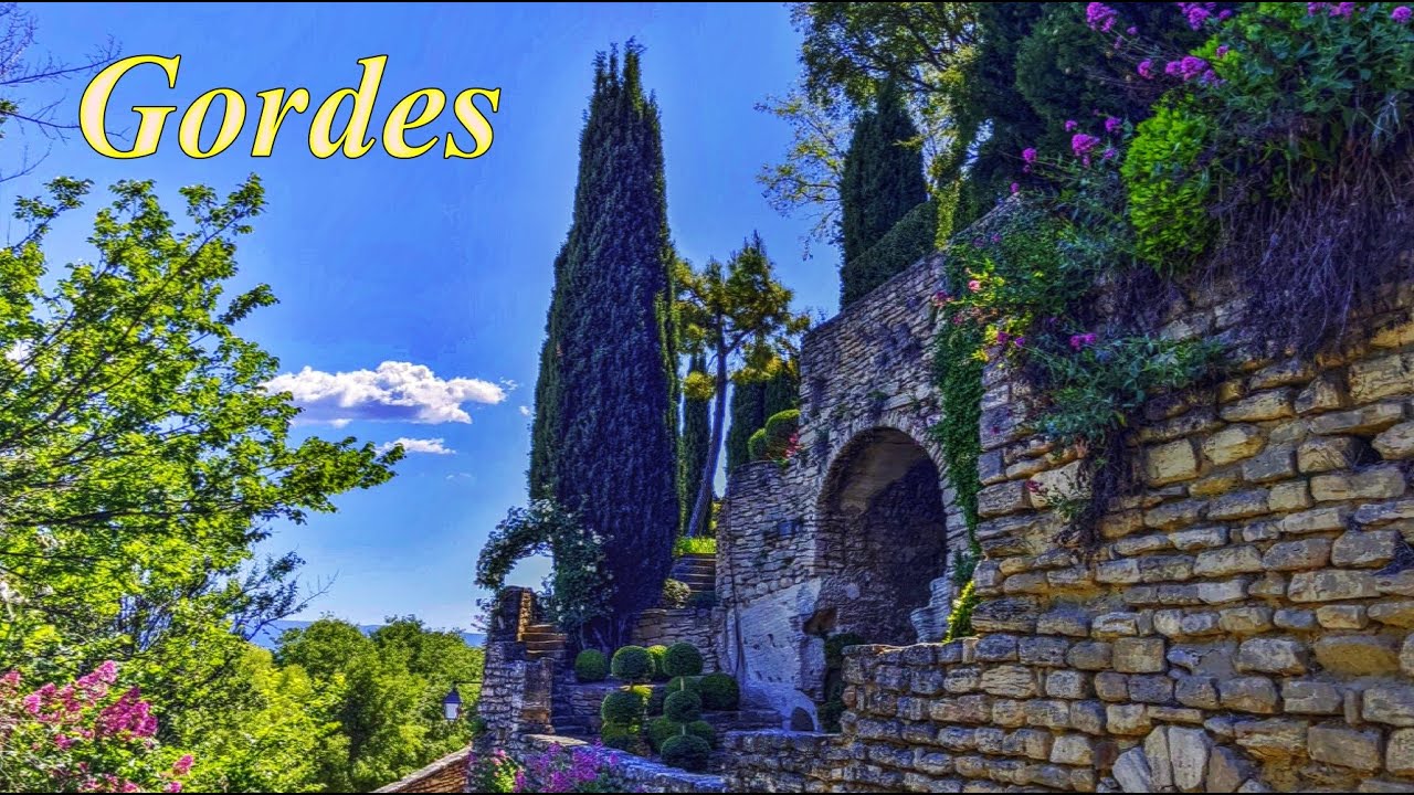 GORDES🌞Balade à Gordes - Les plus beaux villages de France  [4K]