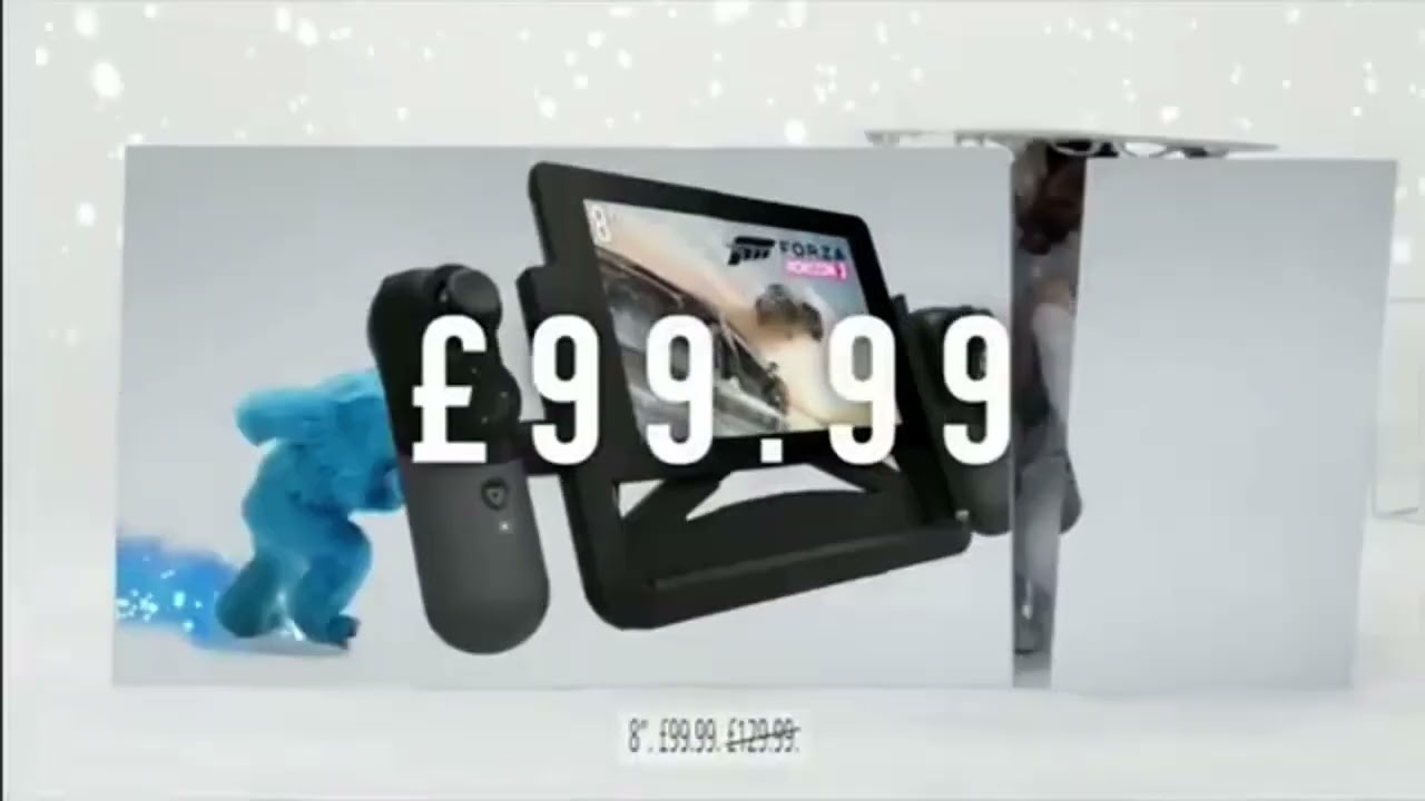 Argos Christmas TVs gaming tablet and call of duty advert 2016