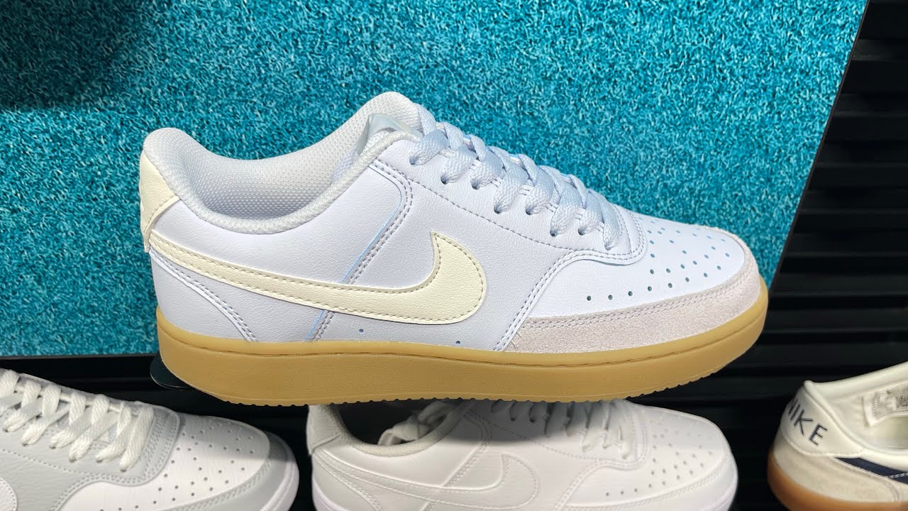 Nike Court Vision Low (Football Grey/ Gum Light Brown/ Pale Ivory) - Style Code: IB2998-002