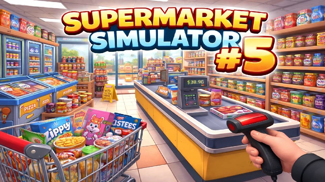 Nowe produkty przypał z kasą(Supermarket Simulator #5)