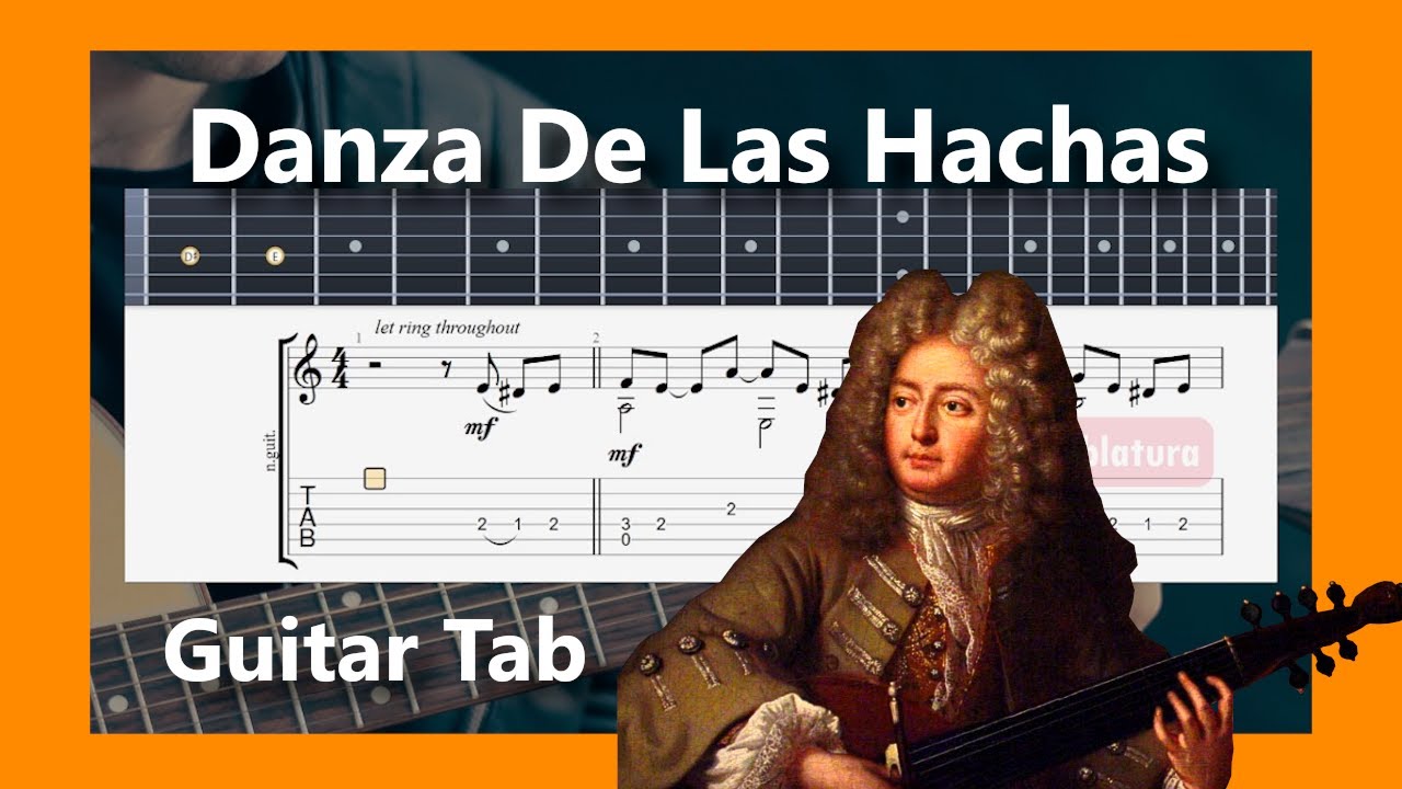 Danza De Las Hachas - Gaspar Sanz - Guitar Tab