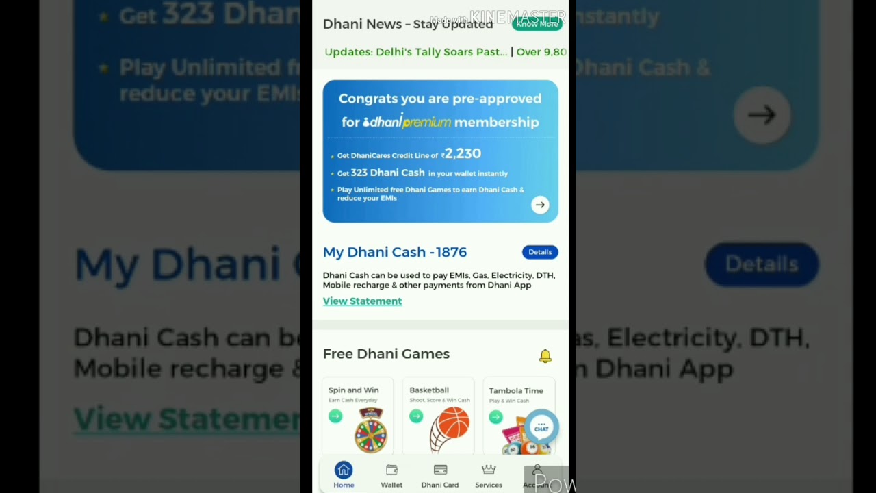 Indiabulls Dhani || Dhani Premium Credit Line || Dhani Care Credit Line||