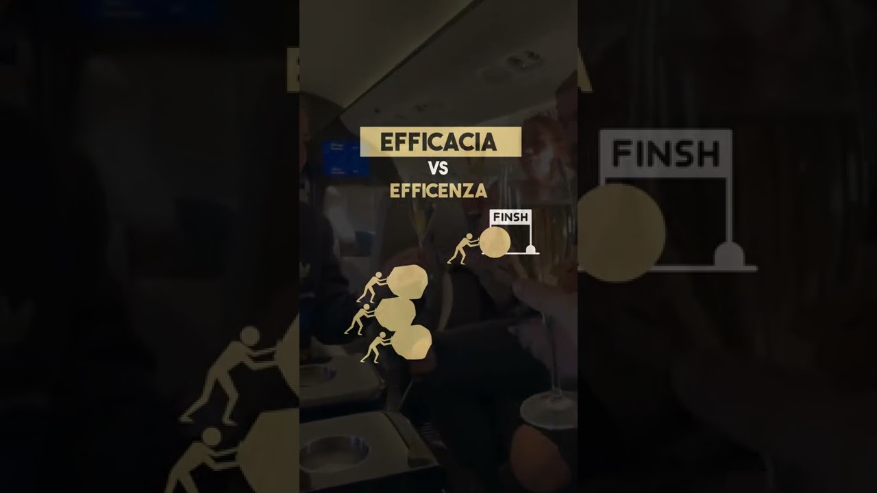 Efficacia VS Efficienza #Shorts