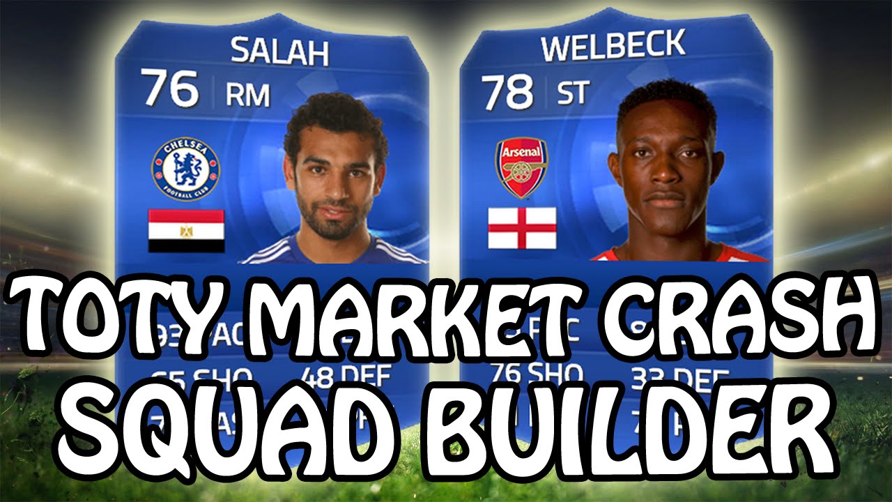 TOTY MARKET CRASH SQUAD BUILDER! CHEAP BPL TEAM - Fifa 15 Gameplay